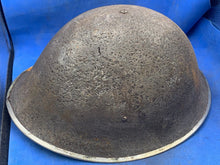 Load image into Gallery viewer, Original WW2 British Army / Canadian Army Mk3 Turtle Combat Helmet
