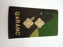 Load image into Gallery viewer, QARANC Jungle DPM Rank Slides / Epaulette Pair Genuine British Army - NEW
