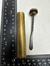 Load image into Gallery viewer, Original WW1 / WW2 British Army SMLE Brass Oil Bottle
