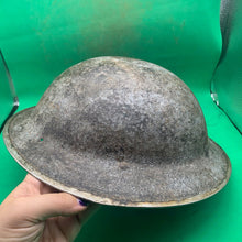 Load image into Gallery viewer, Original WW2 South African Army Mk2 Brodie Helmet - British Style Combat Helmet - The Militaria Shop
