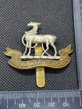 Load image into Gallery viewer, Original British Army Royal Warwickshire Regiment Cap Badge
