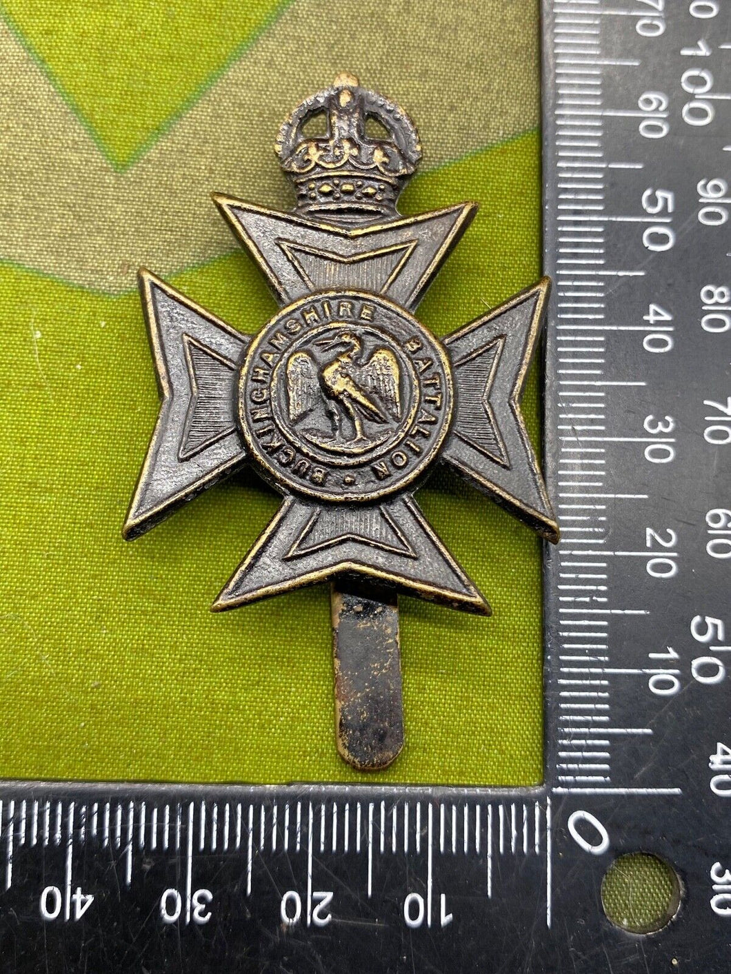 WW1 The Buckinghamshire Battalion King’s Crown Cap Badge