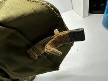 Load image into Gallery viewer, Original WW2 British Army Assault Light Weight Gas Mask Bag 1943 Dated
