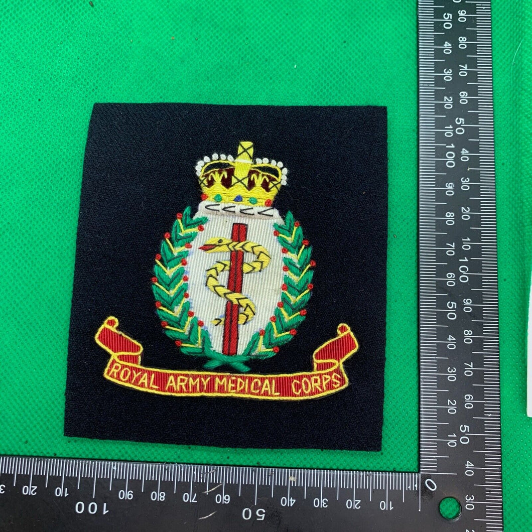 British Army Royal Army Medical Corps Embroidered Blazer Badge