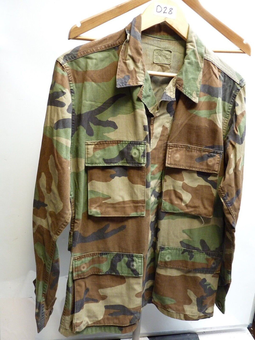 Genuine US Airforce Camouflaged BDU Battledress Uniform - 33 to 37 Inch Chest