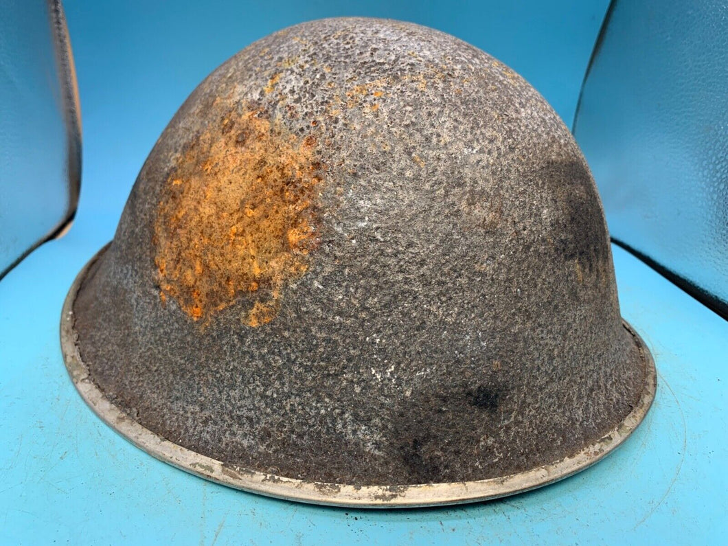 WW2 Mk3 High Rivet Turtle - British / Canadian Army Helmet - Good Original - The Militaria Shop