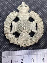 Load image into Gallery viewer, Original WW2 British Army Prince Consorts Own Brass Cap Badge
