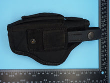 Charger l&#39;image dans la galerie, Black Fabric Tactical Belt Mounted Pistol Holster - Front Line
