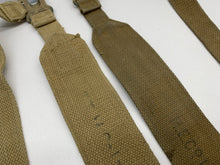 Charger l&#39;image dans la galerie, Original WW2 British Army 37 Pattern L Straps Pair - Wartime Dated
