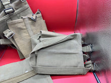 Load image into Gallery viewer, Original British Army WW2 DATED 37 Pattern Webbing Water Bottle Harness Carrier
