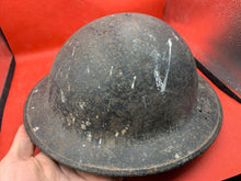 Charger l&#39;image dans la galerie, Genuine British Army / Civil Defence Helmet - 2 Hole - Ideal Restoration Project
