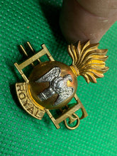 Charger l&#39;image dans la galerie, Original British Army ROYAL IRISH FUSILIERS REGIMENT Collar Badge
