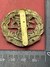 Load image into Gallery viewer, British Army WW1 / WW2 Hampshire Regiment Cap Badge with Rear Slider.

