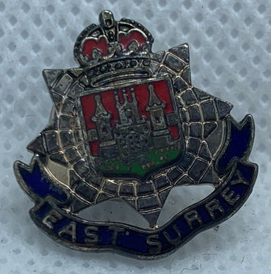 East Surrey Regiment - NEW British Army Military Cap/Tie/Lapel Pin Badge #67 - The Militaria Shop