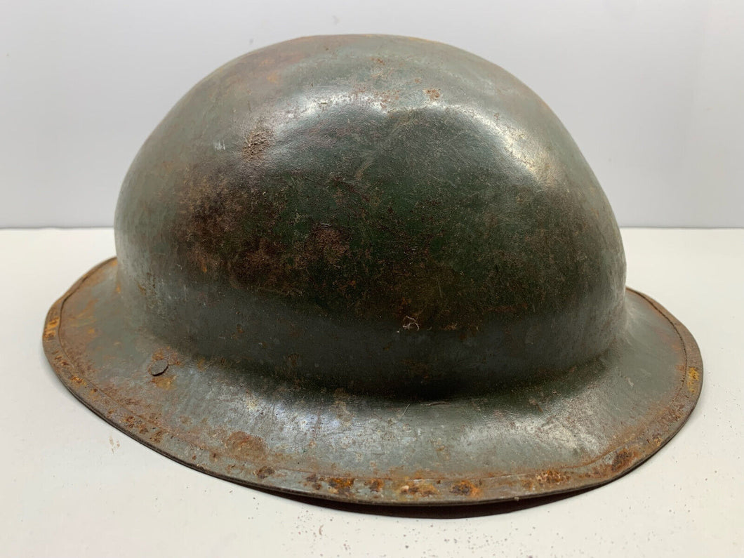 Original British Army Mk1* Brodie Helmet - WW1 / WW2 Combat Sevice Helmet
