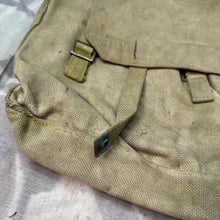 Load image into Gallery viewer, Original British Army 37 Pattern Webbing Small Pack - WW2 Pattern
