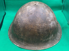 Load image into Gallery viewer, Original WW2 British Army / Canadian Army Mk3 Turtle Combat Helmet
