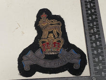 Load image into Gallery viewer, British Army - Victorian Crown Royal Army Pay Corps Bullion Badge. Large Size.
