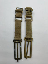 Load image into Gallery viewer, Original WW2 British Army 37 Pattern Brace Adaptors - 1944 Dated
