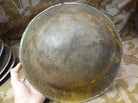 Original WW2 British Style South African Mk2 Army Combat Helmet - The Militaria Shop