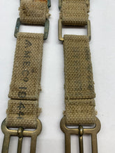 Charger l&#39;image dans la galerie, Original WW2 British Army 37 Pattern Brace Adaptors - 1944 Dated
