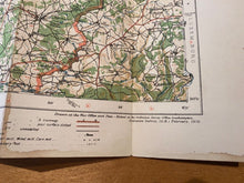 Load image into Gallery viewer, WW1 Era British Army General Staff Map of MARCHE Belgium. Original Map
