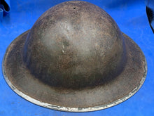 Load image into Gallery viewer, Original WW2 British Army South African Made Combat Helmet Mk2 Brodie
