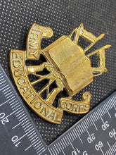 Load image into Gallery viewer, Original British Army Army Education Corps Cap Badge
