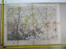 Load image into Gallery viewer, Original WW2 British Army OS Map of England - War Office - N.E London &amp; Epping
