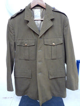Load image into Gallery viewer, British Army PAY CORPS Kings Crown buttoned 4 pocket tunic, good condition
