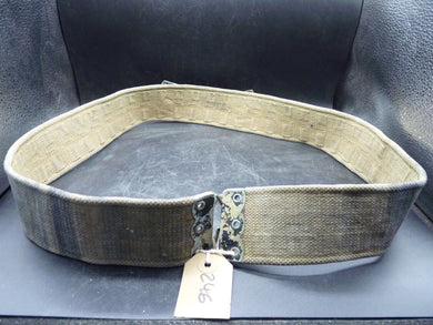 Original British Army / RAF Webbing Belt - WW2 37 Pattern - 40 Inch Waist Max - The Militaria Shop