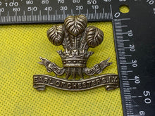 Load image into Gallery viewer, Victorian / WW1 British Army Officer&#39;s Slouch Hat / Earl of Chester IY Cap Badge
