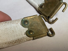 Load image into Gallery viewer, Original British Army 37 Pattern WW2 White Parade SMLE Rifle Sling
