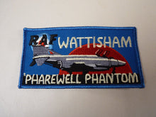 Load image into Gallery viewer, RAF WATTISHAM Pharewell PHANTOM fighter pilots patch - military jacket patch
