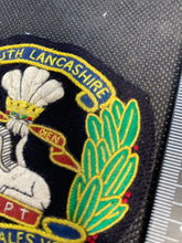 Load image into Gallery viewer, British Army South Lancashire Prince of Wales Volunteer Embroidered Blazer Badge
