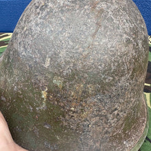 Load image into Gallery viewer, WW2 Canadian Army Mk3 Turtle Helmet - Original Helmet Shell - High Rivet
