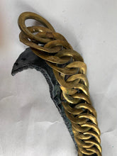 Load image into Gallery viewer, Original British Army Helmet Brass Chin Scales - Ideal Parts- Repair/Restoration
