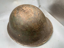 Load image into Gallery viewer, Original WW2 British / Canadian Army Mk3 Turtle Combat Helmet
