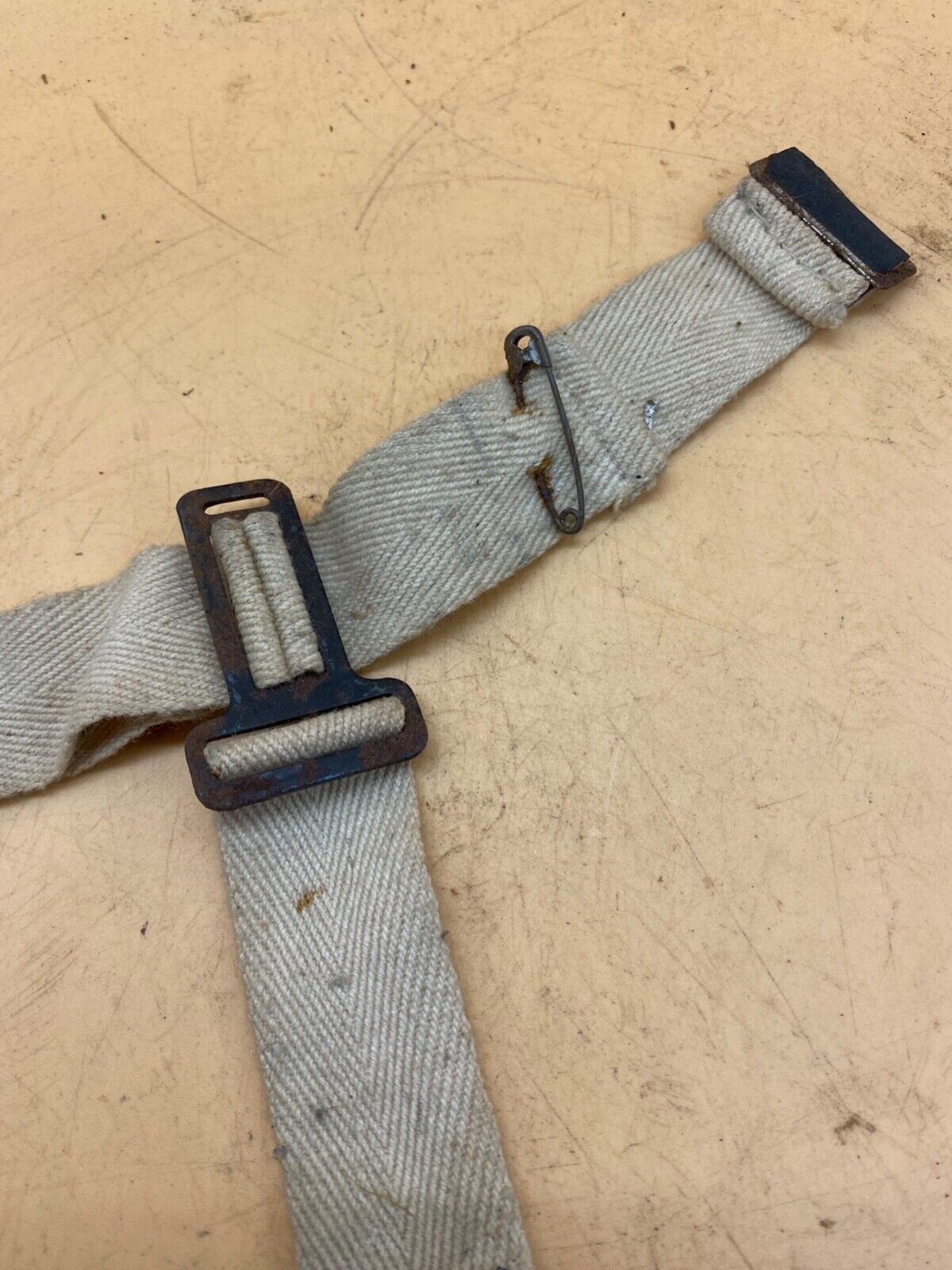 WW2 British Home Front Mask Head Strap. Used Condition but very useful. - The Militaria Shop