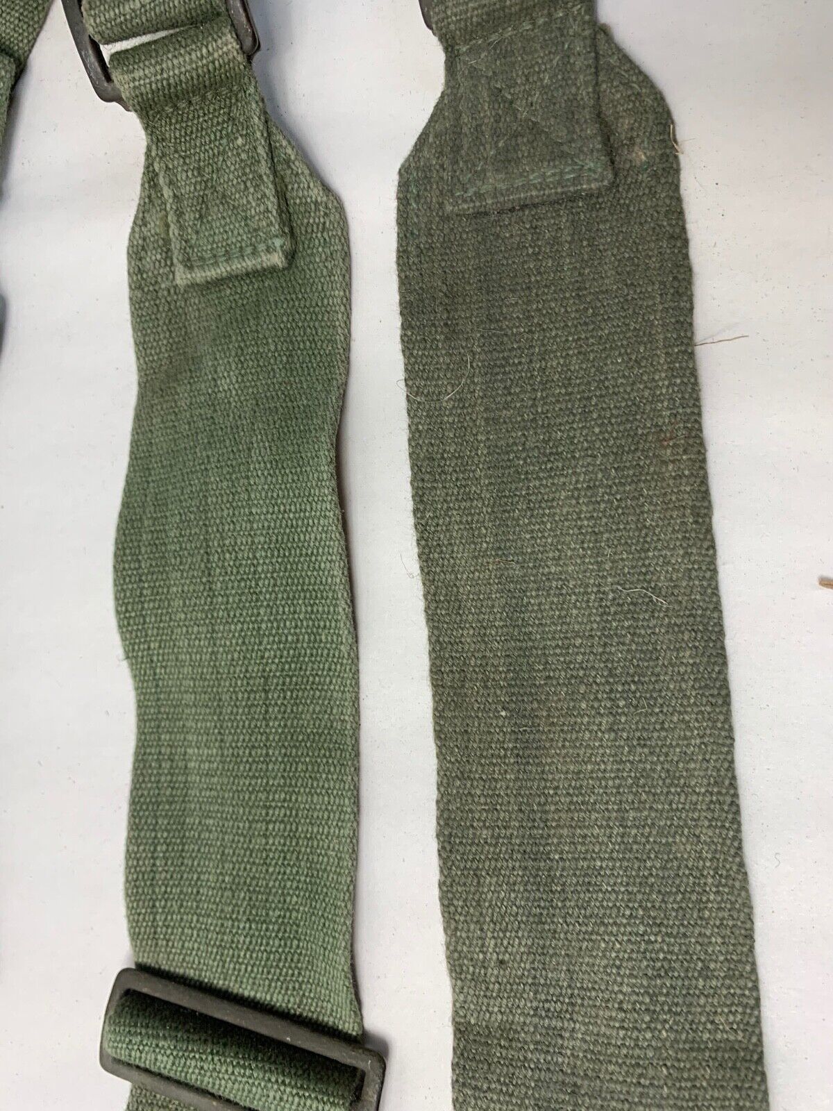 Original WW2 British Army 44 Pattern L Strap Pair - The Militaria Shop