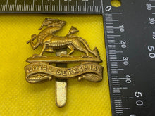 Load image into Gallery viewer, WW1 / WW2 British Army THE ROYAL BERKSHIRE REGIMENT Brass Cap Badge.
