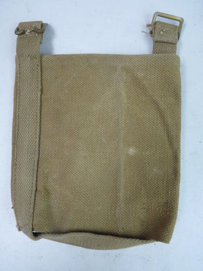 Original WW2 British Army Soldiers Water Bottle Carrier Harness - Dated 1943 - The Militaria Shop