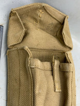 Load image into Gallery viewer, Original British Army 37 Pattern Bren Pouch - WW2 Pattern
