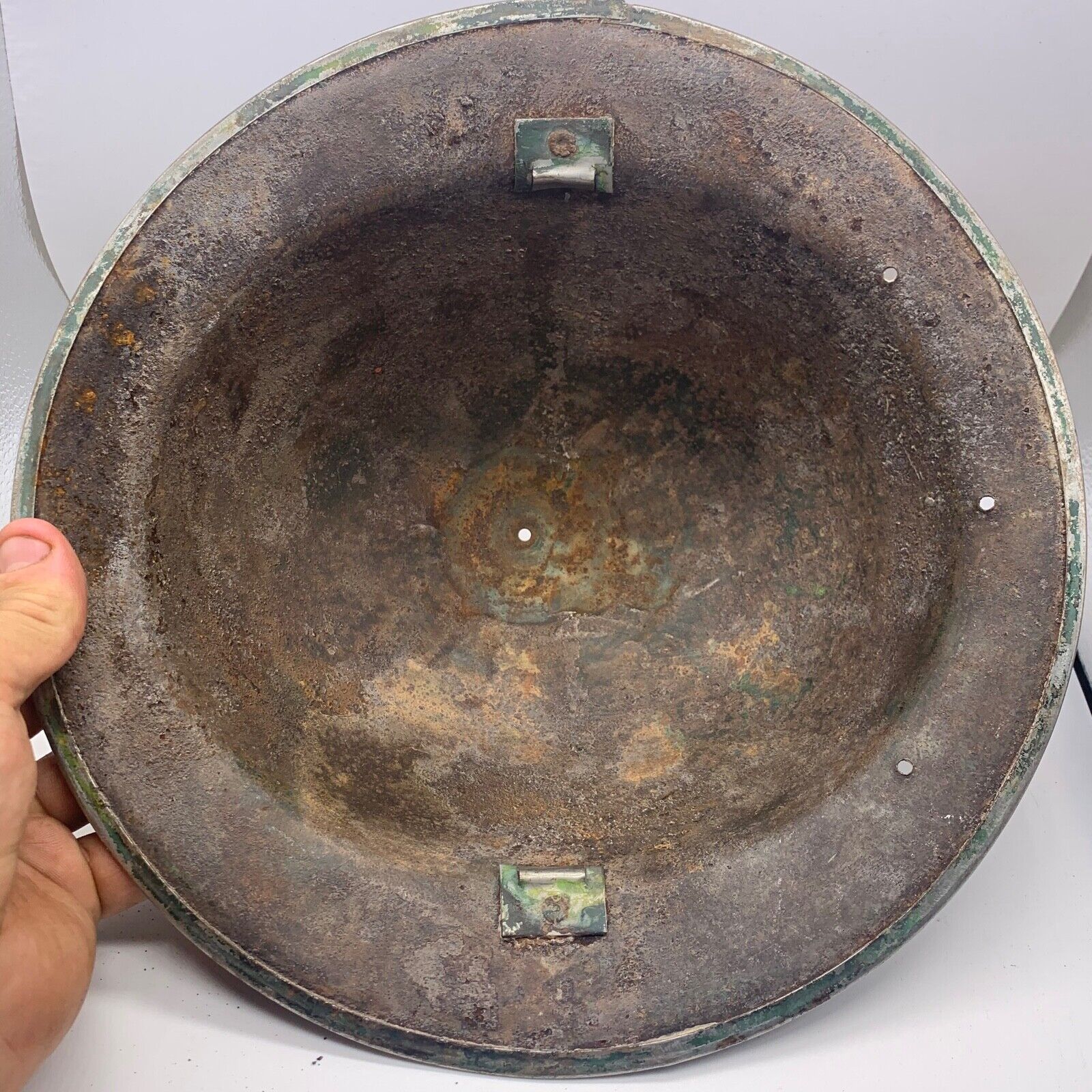 Original WW2 South African Army Mk2 Brodie Helmet - British Style Combat Helmet - The Militaria Shop