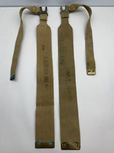 Charger l&#39;image dans la galerie, Original WW2 British Army 37 Pattern L Straps Pair - Wartime Dated
