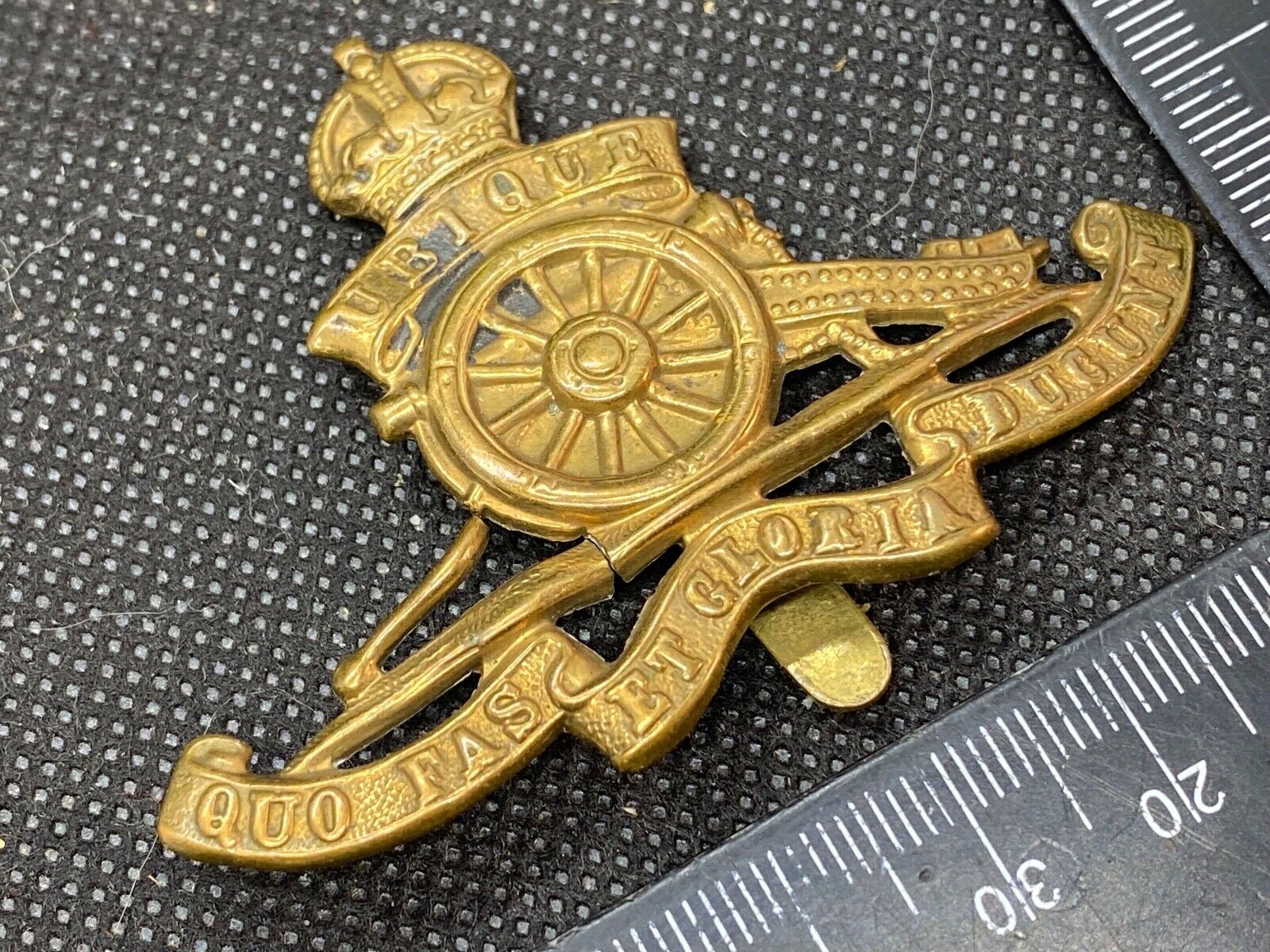 Original British Army WW1 / WW2 Royal Artillery Cap Badge – The ...