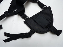 Load image into Gallery viewer, Black Canvass Pistol Shoulder Holster &amp; Mag Pouches
