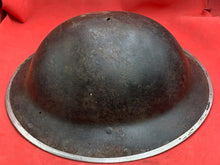 Load image into Gallery viewer, Original WW2 Combat Helmet - British / South African Army Mk2 Brodie Helmet
