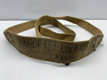 Charger l&#39;image dans la galerie, Original WW2 1945 Dated British Army Equipment Shoulder Strap 37 Pattern Webbing
