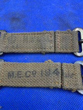 Load image into Gallery viewer, Original WW2 British Army 37 Pattern Brace Adaptors Pair
